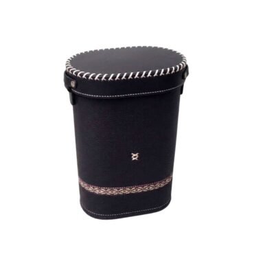 Bolso matero negro rigido guardapampa