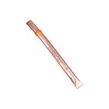 Bombilla chata acero personalizada
