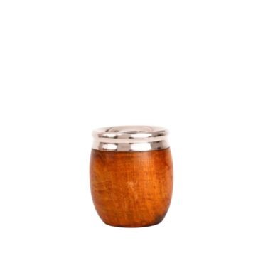 Mate barrilito algarrobo virola de acero