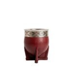Mate imperial bordo virola alpaca lisa