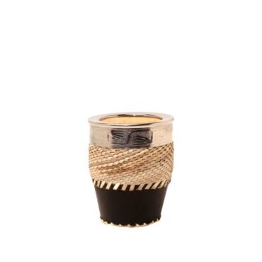 Mate imperial rela tejido virola alpaca lisa