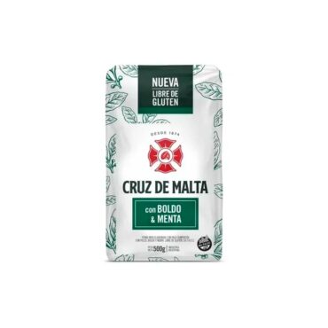 Yerba mate Cruz de Malta boldo y menta