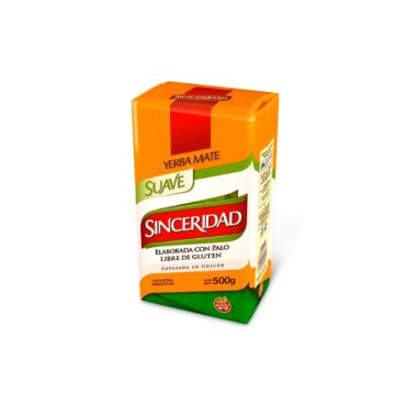 Yerba mate Sinceridad suave 500 gr