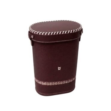 Bolso matero marron rigido guardapampa