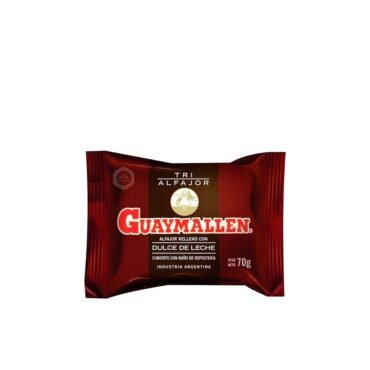 Alfajor Guaymallen triple chocolate negro x 24 unidades 70 gr